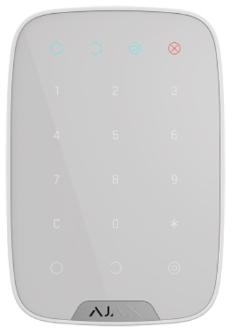 Teclado Independente Bi-direccional s/ Fios 868MHz (Branco) p/ Alarme AJAX AJ-HUBKIT