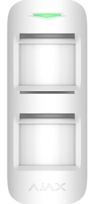 Sensor Duplo PIR Exterior IP54 Imune Animais s/ Fios 868MHz (Branco) p/ Alarme AJAX AJ-HUBKIT