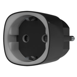 Tomada Inteligente s/ Fios c/ Comando e Medidor Consumo (Preto) - AJAX
