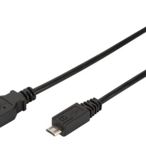 Cabo USB A Macho - Micro-USB B Macho (1,8 mts) - DIGITUS