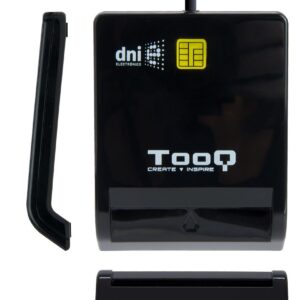Leitor SmartCard p/ Cart?es Identifica??o/Cidad?o/DNI USB2.0 (Preto) - TooQ