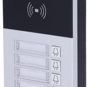 Video Porteiro IP Antivandálico de Superficie (4 Apartamentos) AK-R20B-4B 2Mpx - AKUVOX