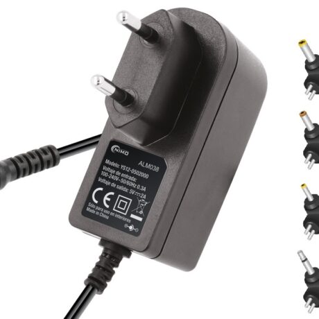 Alimentador Estabilizado AC/DC 5V 2A (8 Fichas DC Diversas) - NIMO