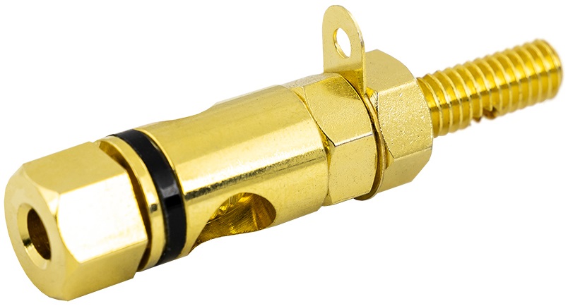 Alvéolo/Terminal Dourado - Anel Preto