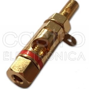 Alvéolo/Terminal Dourado - Anel Vermelho