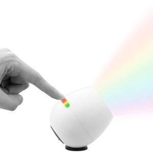 Luz LED RGB (256 Cores) 3W 150Lm com Bateria p/ Ambientes