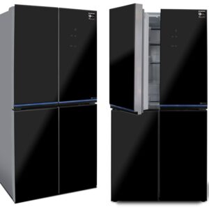 Frigorífico Americano AMCB-496BC NFT 431L A++ (Preto) - INFINITON