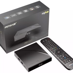Receptor IPTV OTT Android A14 Gold 4GB/64GB Wi-Fi 4K MyTV3 - AMIKO
