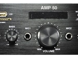 Amplificador KARAOKE 2x 25W RMS MP3 USB-SD-FM - ACOUSTIC CONTROL