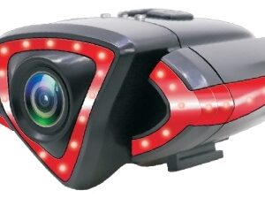 Câmara Acção Wi-Fi Full HD 1080p + Luz Presença p/ Traseira Bicicleta (RIDECAM HD) - ISNATCH