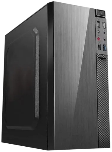 Caixa Micro-ATX APPC-203 (Preto) - APPROX