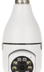 Câmara de Vigilância IP PTZ Wi-Fi 1080p TUYA E27 p/ Interiores