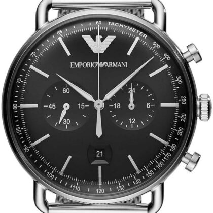 Relógio Analógico AR11104 49MM (Prateado) - ARMANI