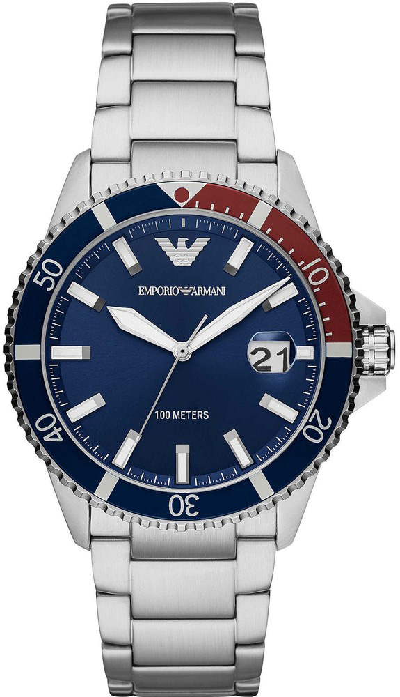 Relógio Analógico AR11339 42MM (Prateado) - ARMANI