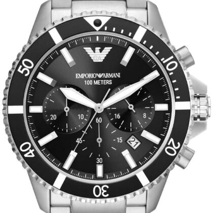 Relógio Analógico AR11360 43MM (Prateado) - ARMANI