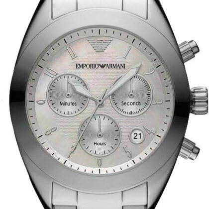 Relógio Analógico AR5960 38MM (Prateado) - ARMANI