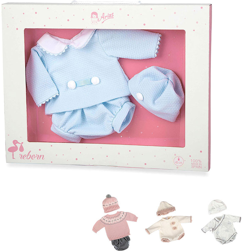 Reborns Roupas 45 cm 4 Modelos Sortidos Mod2 - ARIAS