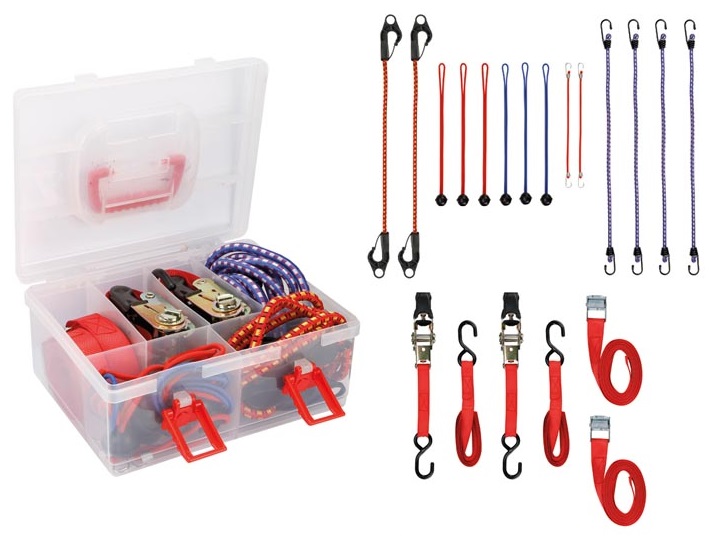 Conjunto de Cintas e Cordas Elásticas (18 pcs) - PEREL