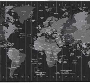 Tapete de Rato Time Zone NPO-1119 (Preto) - NATEC