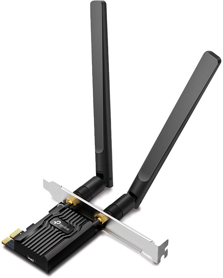 Placa de Rede Archer TX20E AX1800 Wi-Fi 6 + Bluetooth 5.2 1800Mbit/s PCI Express - TP-LINK