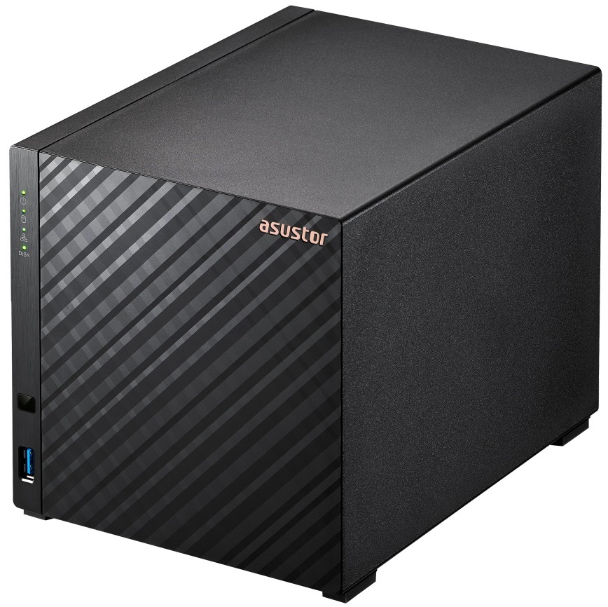 Servidor NAS AS1104T Drivestor 4-Bay (Preto) - ASUSTOR