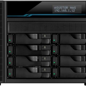 Servidor NAS AS6508T 8-Bay (Preto) - ASUSTOR