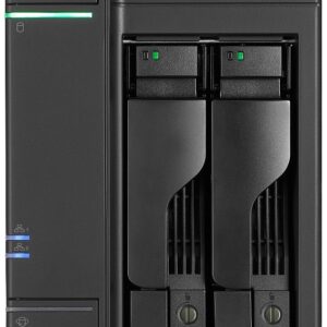 Servidor NAS AS6702T 2-Bay Lockerstor 2 Gen2 (Preto) - ASUSTOR