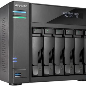 Servidor NAS AS6706T Lockerstor 6-Bays (Preto) - ASUSTOR