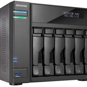 Servidor NAS LOCKERSTOR 6 AS6806T 6-Bay (Preto) - ASUSTOR
