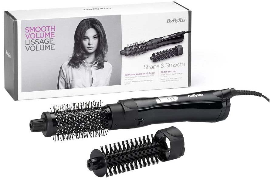 Escova Modeladora Shape & Smooth 800W (Preto) - BABYLISS