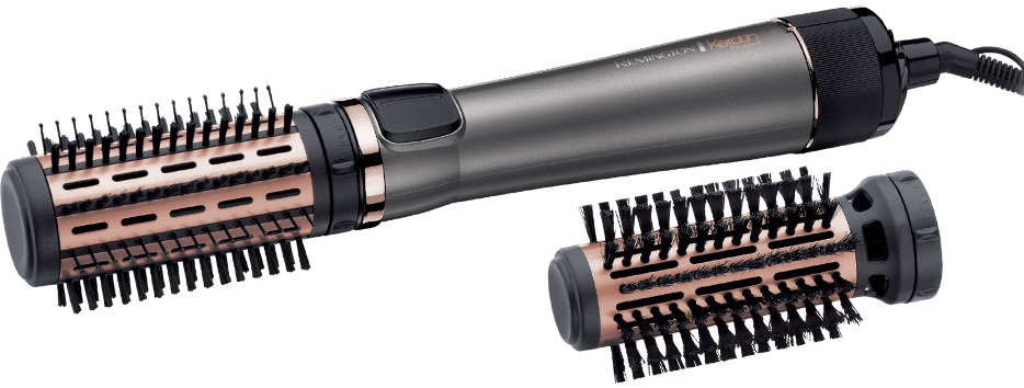 Modelador Rotativo Keratin Protect 1000W (Prateado/Preto/Dourado) - REMINGTON