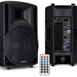 Coluna Profissional Bi-Amplificada ABS 12 USB/SD/MP3 300W - FONESTAR