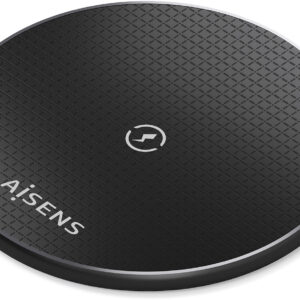 Carregador s/ Fio USB-C 15W (Preto) - AISENS