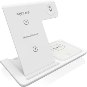 Carregador s/Fio USB-C 15W (Branco) - AISENS