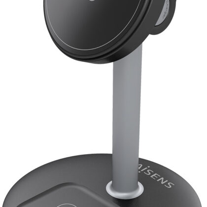 Carregador Sem Fio 15W 3 em 1 USB-C Preto - AISENS