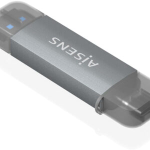 Leitor de Cart?es USB-A e USB-C (SD, Micro SD, MMC, RS-MMC, Micro MMC) - AISENS