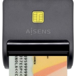 Leitor de Cartões Inteligente DNI 2.0 (Preto) - AISENS