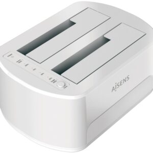 Docking Station SATA 2.5/3.5 p/ USB 3.0/3.1 Gen1 (Branco) - AISENS