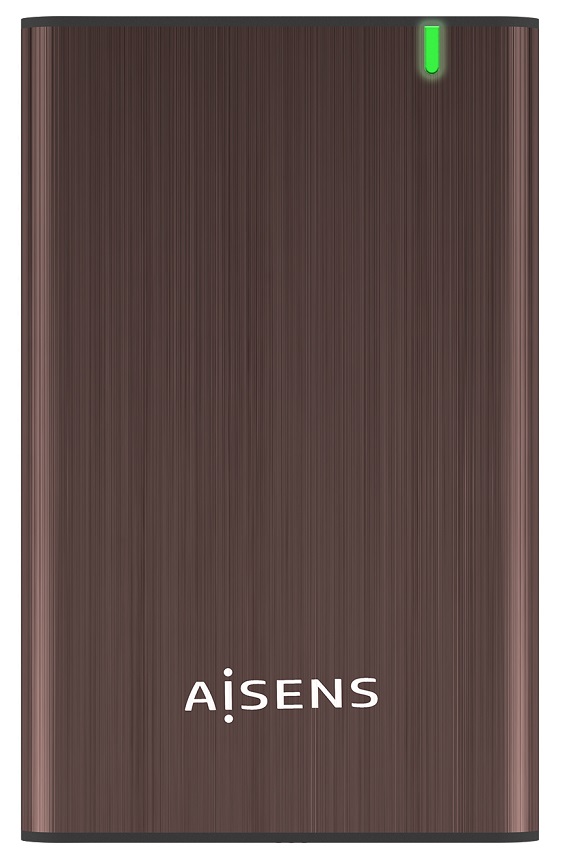 Caixa Externa p/ Disco 2.5 USB 3.0 (Castanho) - AISENS