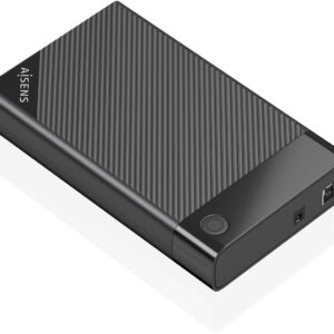 Caixa Externa USB 3.1 SATA 3,5 (Preto) - AISENS