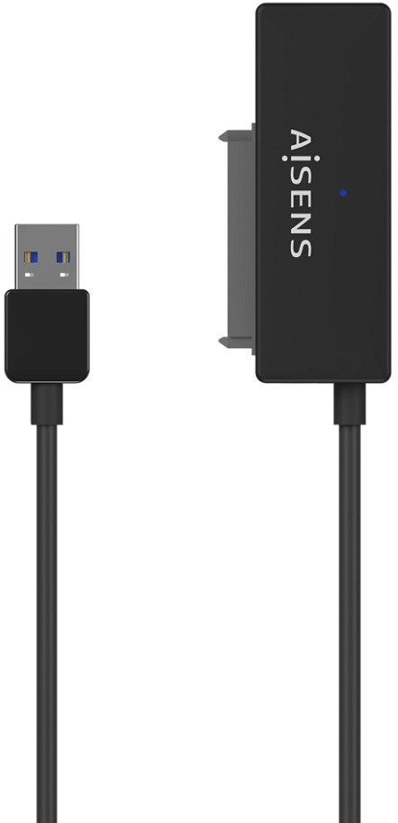 Cabo Adaptador USB A 3.0 / 3.1 Macho - SATA 2,5 e 3,5 SSD - AISENS