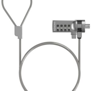 Cadeado Seguran?a p/ Port?til com Fecho por C?digo (1.5 metros) - AISENS
