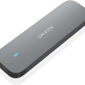 Caixa Externa USB 3.1 p/ M2 SATA (Cinza) - AISENS