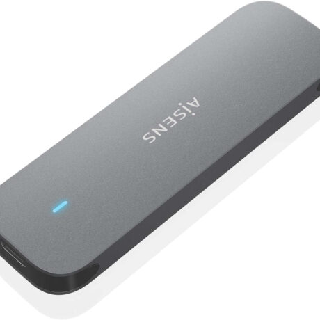 Caixa Externa USB 3.1 p/ M2 SATA (Cinza) - AISENS