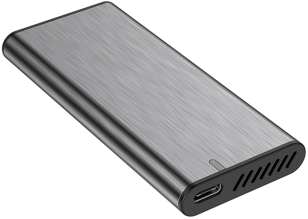 Caixa Externa USB 3.1 p/ Disco M.2 SATA (Cinzento) - AISENS