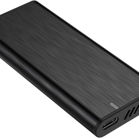 Caixa Externa USB 3.2 p/ Disco M.2 NVMe (Preto) - AISENS