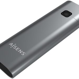 Caixa Externa p/ Disco SSD M.2 USB 3.2 Gen2 (Cinza) - AISENS