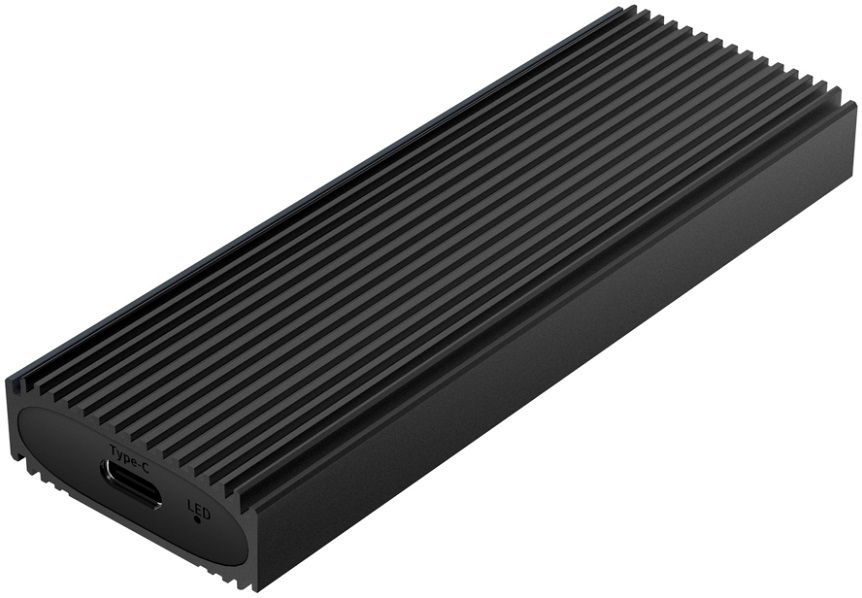 Caixa Externa USB 3.2 p/ Disco SSD M.2 NVMe (Preto) - AISENS