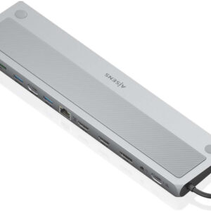 Hub USB-C 12-EM-1 (2xHDMI+1xDisplayport+1xRJ45+3xUSB-A+1xUSB-C+1xUSB-C PD+1xSD+1xMicro SD+1xAudio)