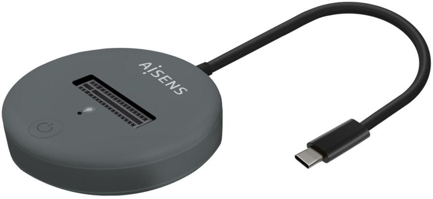 Docking Station USB-C p/ Discos Rígidos M.2 (Cinza) - AISENS